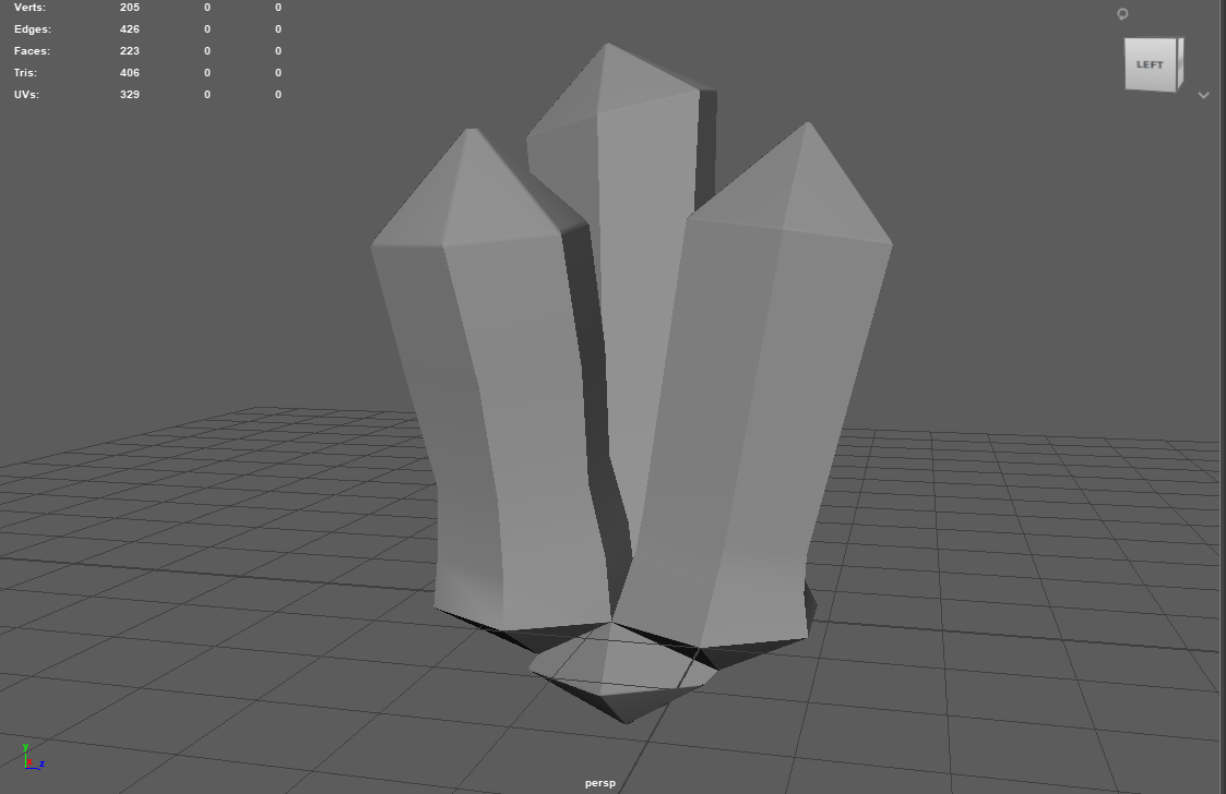 Untextured version of Leyden Jar Crystal