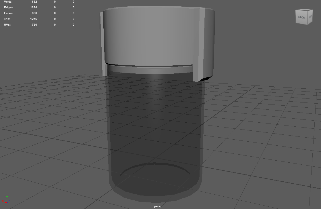 Untextured version of Leyden Jar